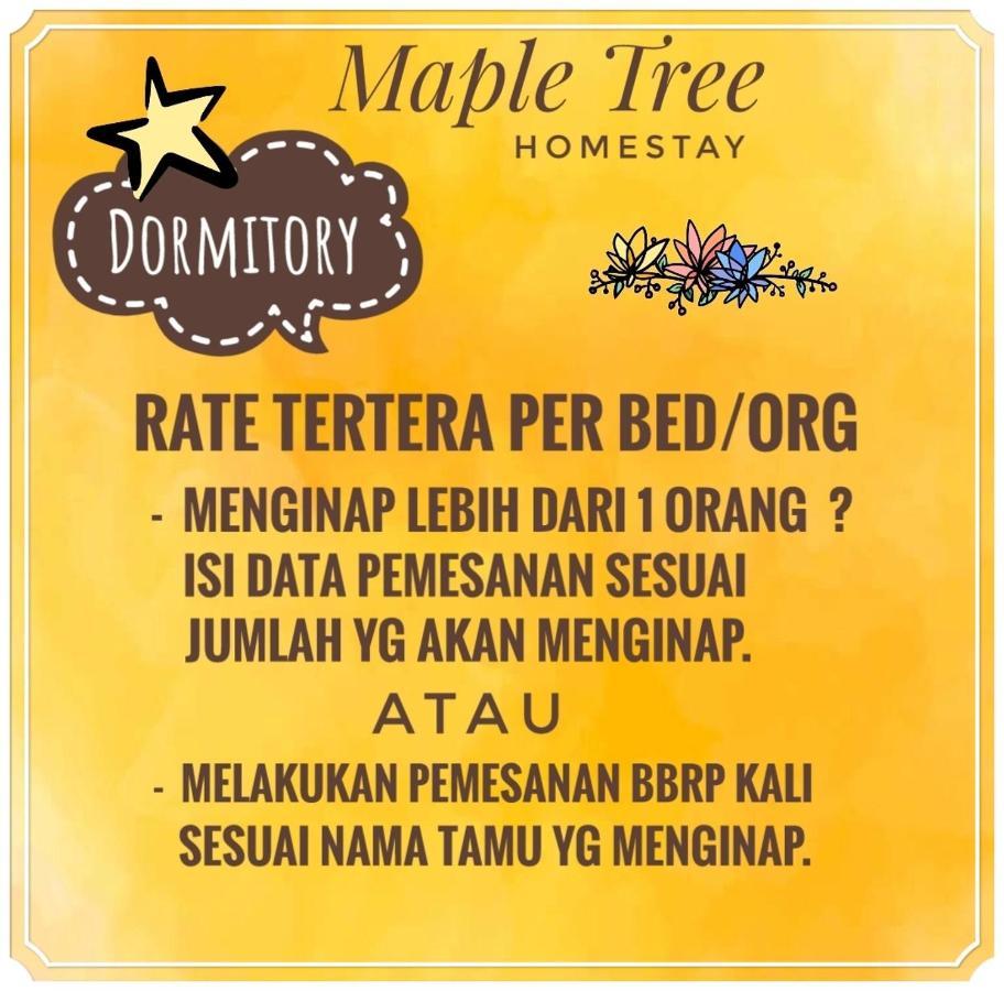 Maple Tree Homestay Maguwo Dış mekan fotoğraf